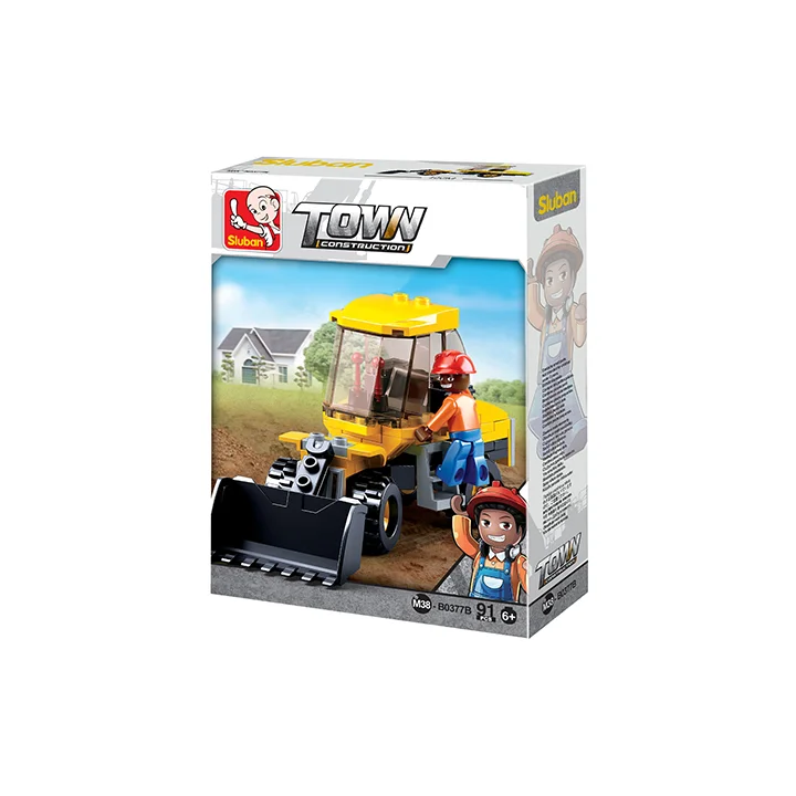 Klocki SLUBAN TOWN Ładowarka kołow 91el M38-B0377B