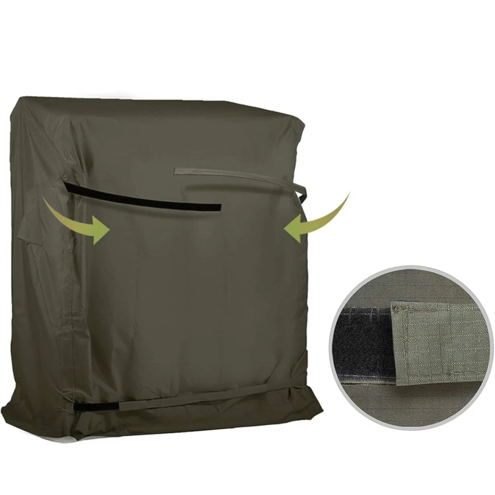 Pokrowiec na leżak plażowy 130 cm Hanse Oxford 600D zielony zimowy