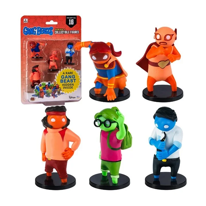 Gang Beasts Zestaw Figurek S1 5pak 6cm GB2040C