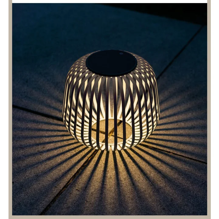 Lampa solarna zewnętrzna LUUK LIFESTYLE S1829-17 IP44 72h światło brązowa