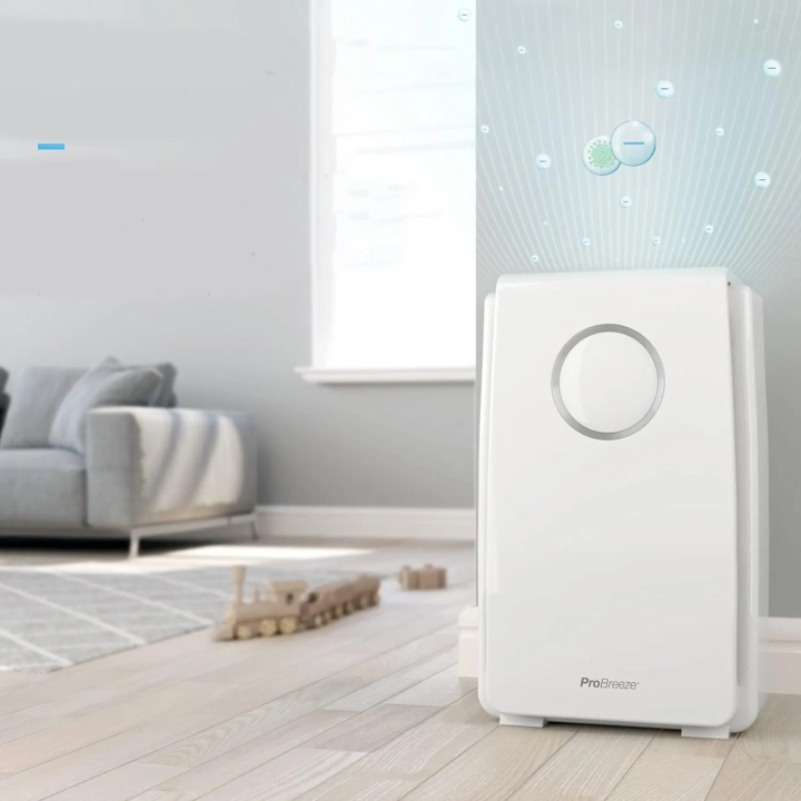 UŻYWANE Oczyszczacz powietrza Pro Breeze PB-P01 5w1 HEPA węgiel aktywny jonizator
