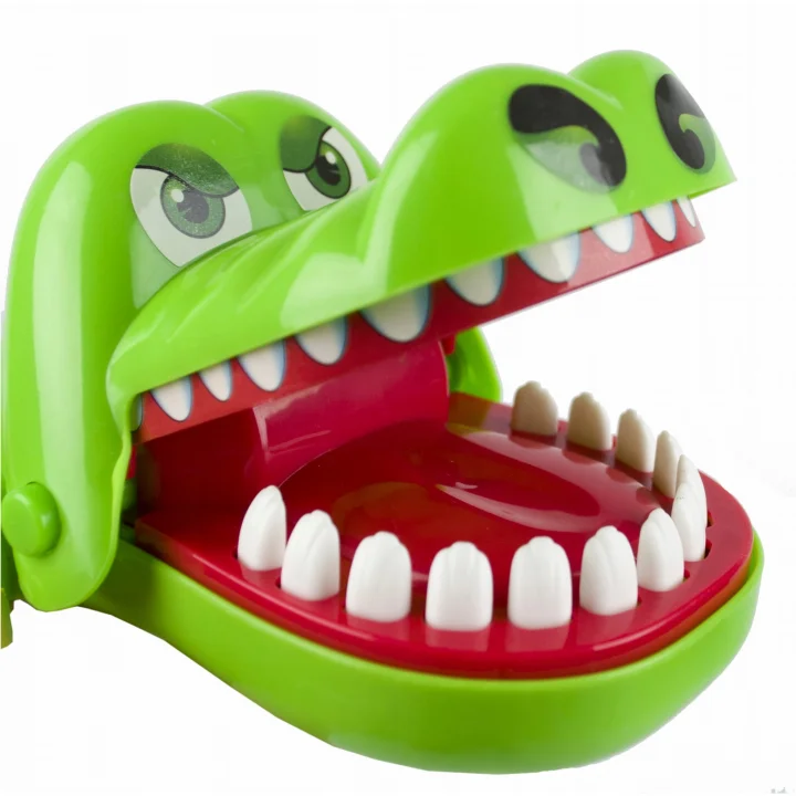 GRA ZRĘCZNOŚCIOWA KROKODYL U DENTYSTY CHORY ZĄBEK