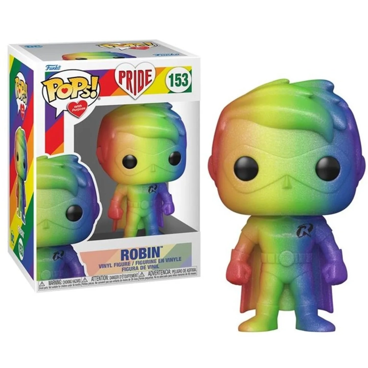 Funko POP! DC Comics Pride 2022 Robin rainbow 153