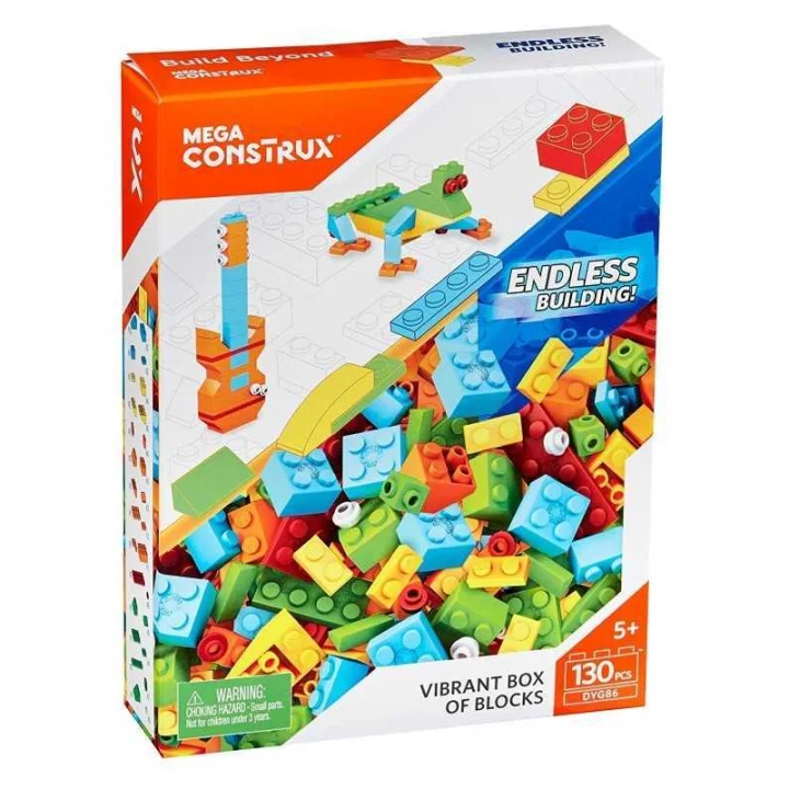Mega Construx Vibrant Box 130pcs DYG86 klocki