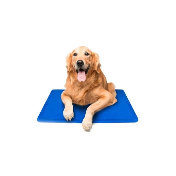Żelowa mata chłodząca dla zwierząt 52x52 cm niebieska