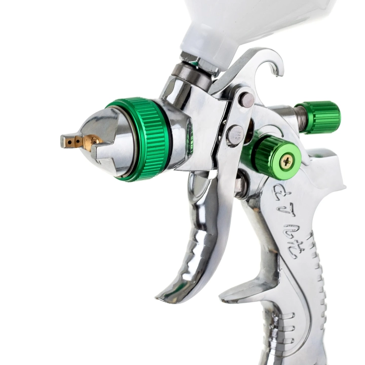 PISTOLET LAKIERNICZY 4X DYSZA HVLP 1.4 1.7 2.0 2.5 ZESTAW MALOWANIA 600ml
