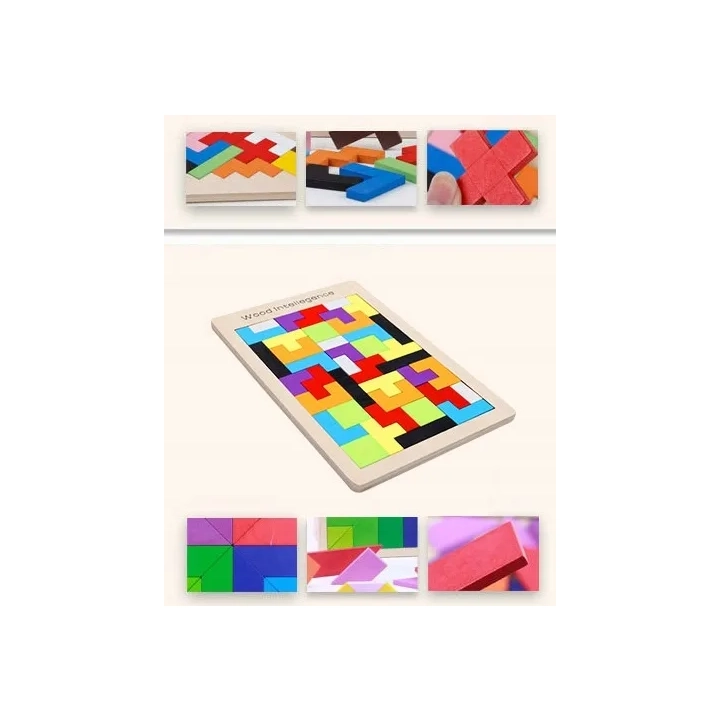 PUZZLE DREWNIANE TETRIS ZKB-815