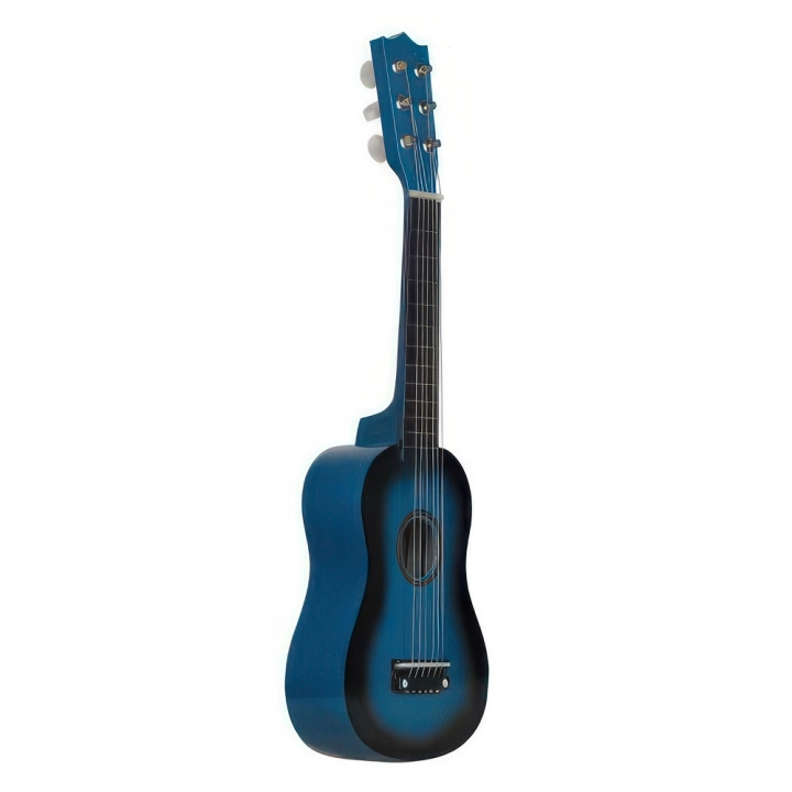 Gitalele niebieskie 6-strunowa mini gitara hybryda ukulele podróżna hit