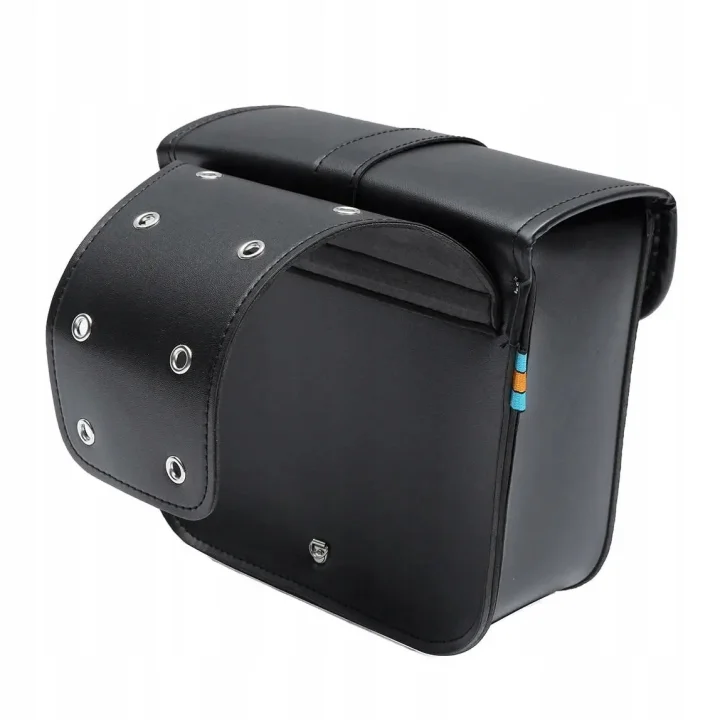 Torba motocyklowa 24х26х11 cm Czarna duża 2 szt wodoodporna sakwa boczna na motor lub skuter