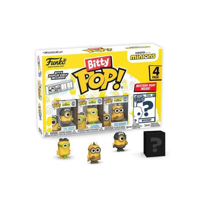Funko Bitty POP! Minions Eye Matie 2cm 4pak