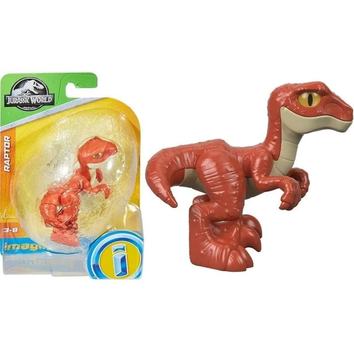 Imaginext Jurassic World Baby Dino Raptor Red 7cm