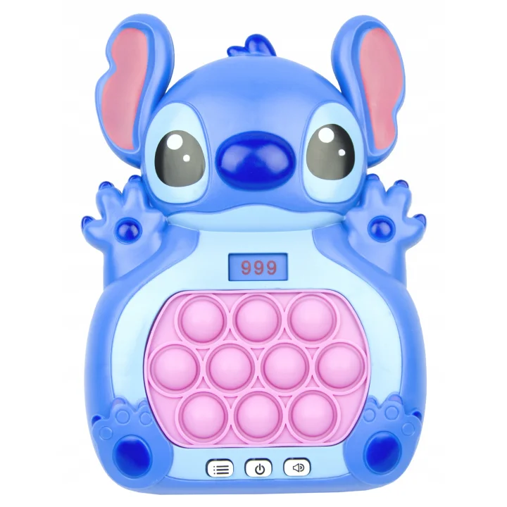 GRA ELEKTRONICZNA POP IT ZRĘCZNOŚCIOWA KONSOLA STITCH ZABAWKA SENSORYCZNA