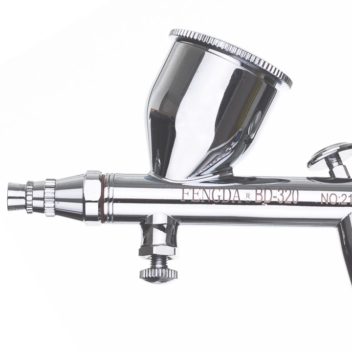 Profesjonalny Aerograf BD-320 0,5mm FENGDA dodatkowa regulacja powietrza
