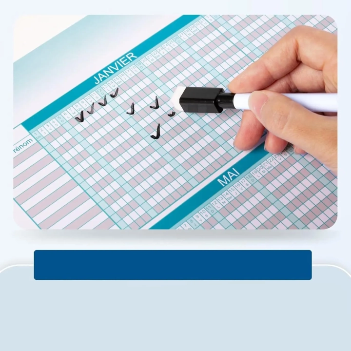 Tablice informacyjne obowiązkowe PVC zmywalne 8szt zestaw montażowy