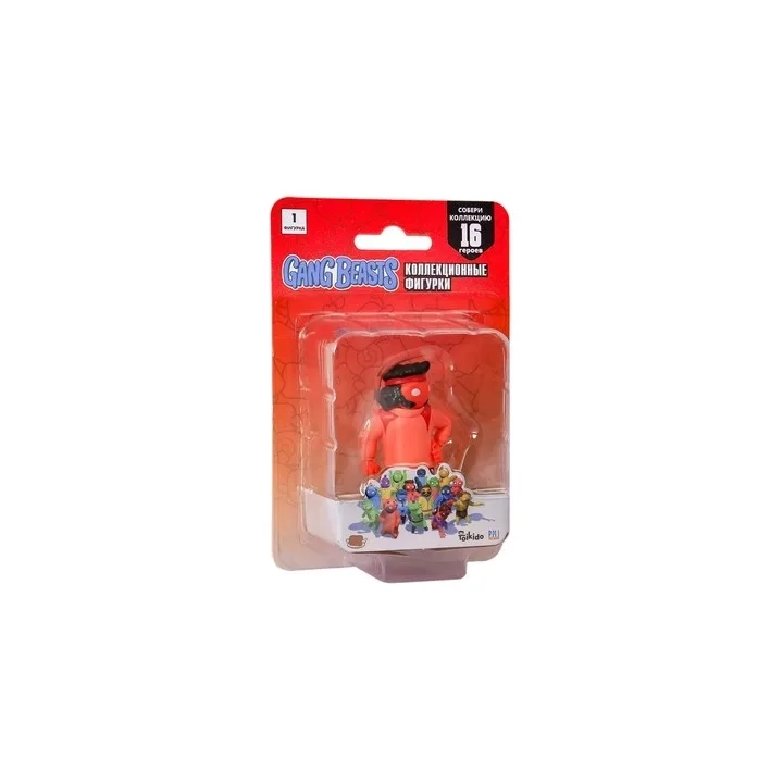 P.M.I. Gang Beasts series 1 J Street Red 7cm