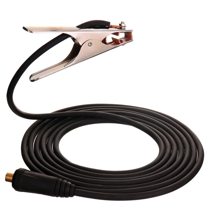 Przewód Kabel Uchwyt Spawalniczy Masowy Masy 200A 7m wtyk ŁW/ŁP50 13mm