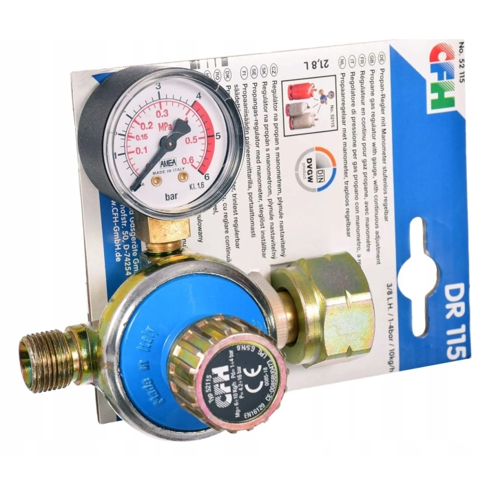 Reduktor do butli Propan Butan LPG Butla 11kg z CFH 52115