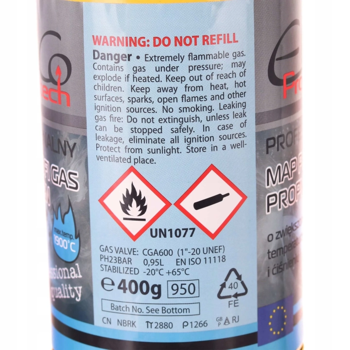 GTU_02 Elico MAPP Profi Gas 400g gwint US 1