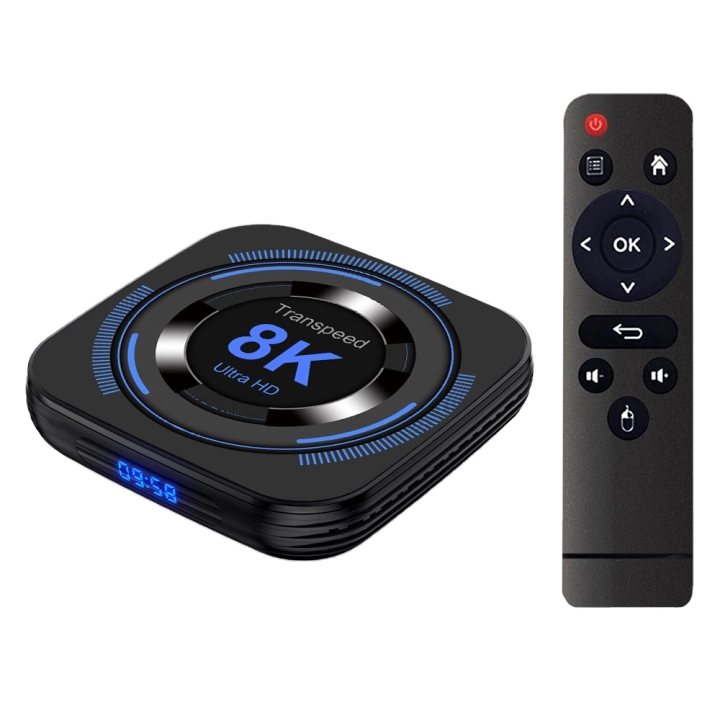 TV Box Allwinner H618 Android 12 WiFi podwójne 8K 4K BT sterowanie głosem