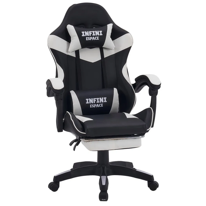 Fotel gamingowy INFINI ESPACE Black/White